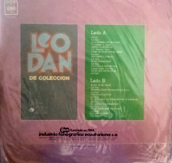 Leo Dan - De Coleccion | CBS (931-0009) - 2 Leo Dan - De Coleccion | CBS (931-0009) - 2