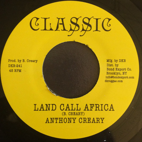 Anthony Creary - Land Call Africa | Classic (DKR-241) - main