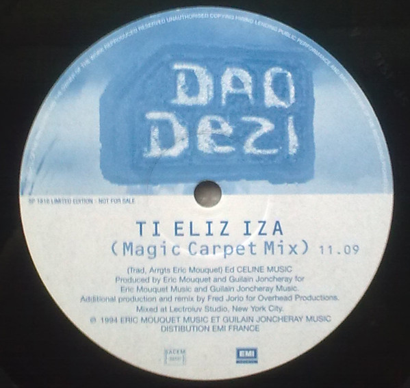 Dao Dezi - Ti Eliz Iza | EMI France (SP 1816)