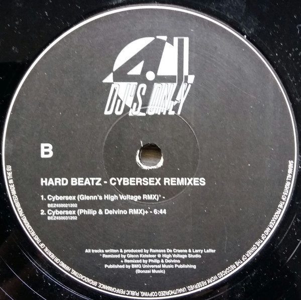 Hard Beatz - Cybersex (Remixes) | 4 DJ's Only (DJ-2000-007) - 3 Hard Beatz - Cybersex (Remixes) | 4 DJ's Only (DJ-2000-007) - 3