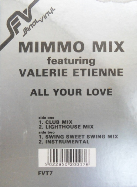 Mimmo Mix Featuring Valerie Etienne - All Your Love | Final Vinyl (FVT 7) - 2 Mimmo Mix Featuring Valerie Etienne - All Your Love | Final Vinyl (FVT 7) - 2