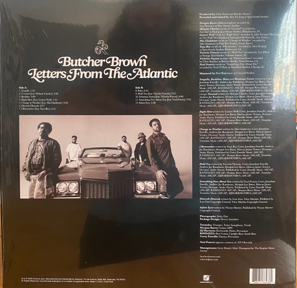 Butcher Brown - Letters From The Atlantic | Concord Jazz (00888072669369) - 2