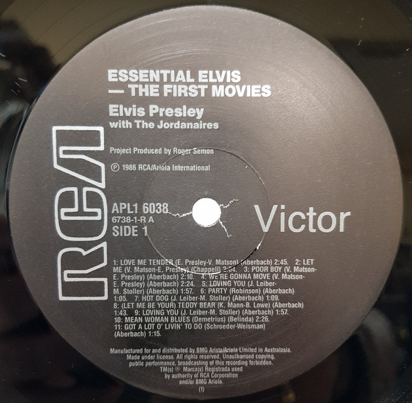 Elvis Presley - Essential Elvis | RCA Victor (APL1 6038) - 4