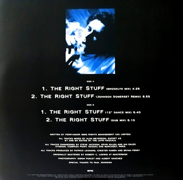 Bryan Ferry - The Right Stuff | BMG (BMGCAT847SV) - 2