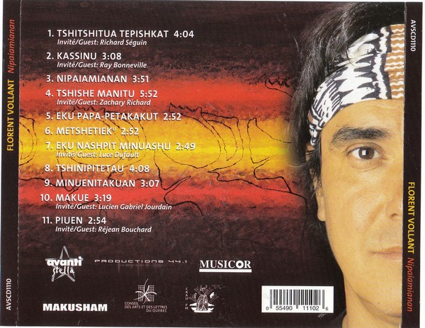 Florent Vollant - Nipaiamianan [CD] | Avanti Stella (AVSCD1110) - 4