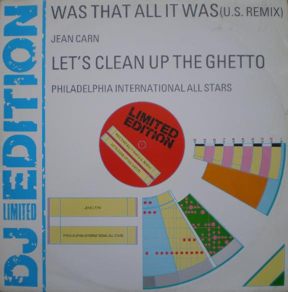Jean Carn / Philadelphia International All Stars - Was That All It Was / Let's Clean Up The Ghetto | Streetwave (SWAVE 1) Jean Carn / Philadelphia International All Stars - Was That All It Was / Let's Clean Up The Ghetto | Streetwave (SWAVE 1)
