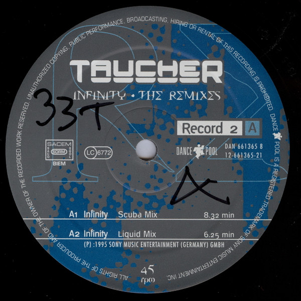 Taucher - Infinity (The Remixes) | Dance Pool (DAN 661365 8) - 5 Taucher - Infinity (The Remixes) | Dance Pool (DAN 661365 8) - 5
