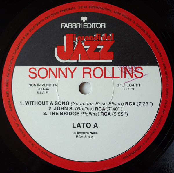 Sonny Rollins - Sonny Rollins | Fabbri Editori (GdJ 34) - 3