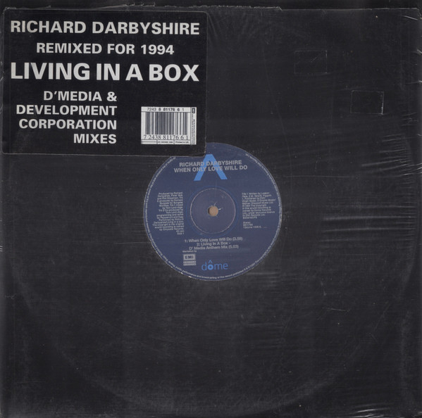 Richard Darbyshire - When Only Love Will Do / Living In A Box | Dome Records (12DOME 1008)