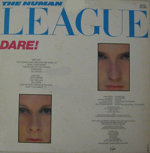 The Human League - Dare! | Virgin (204104) - 2