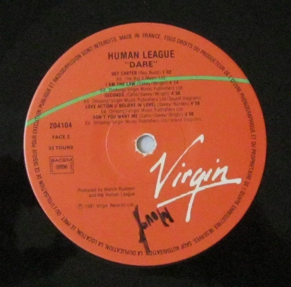 The Human League - Dare! | Virgin (204104) - 4