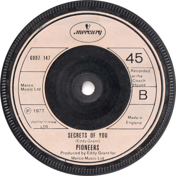 The Pioneers - My Good Friend James | Mercury (6007 147) - 2