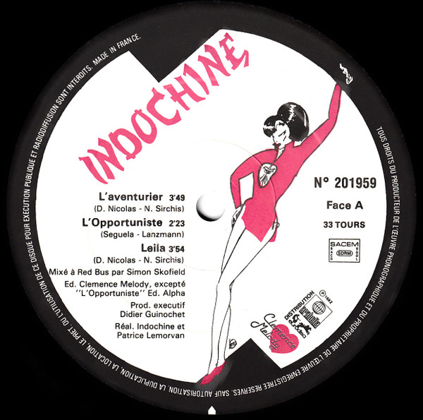 Indochine - L'Aventurier | Clemence Melody (201 959) - 3