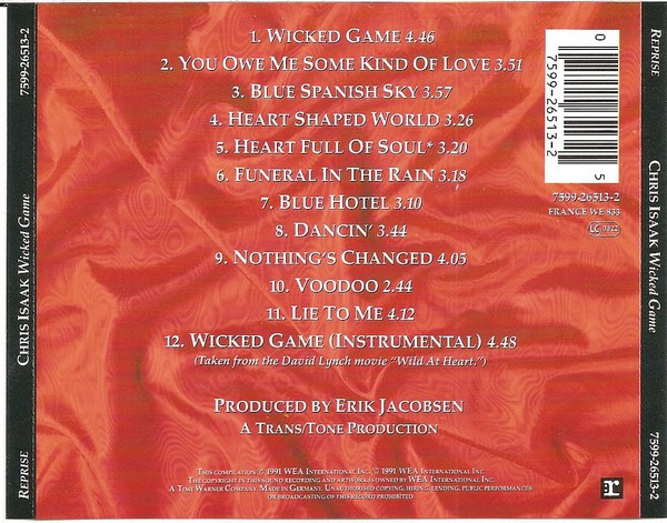 Chris Isaak - Wicked Game | Reprise Records (7599-26513-2) - 2
