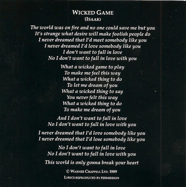 Chris Isaak - Wicked Game | Reprise Records (7599-26513-2) - 4