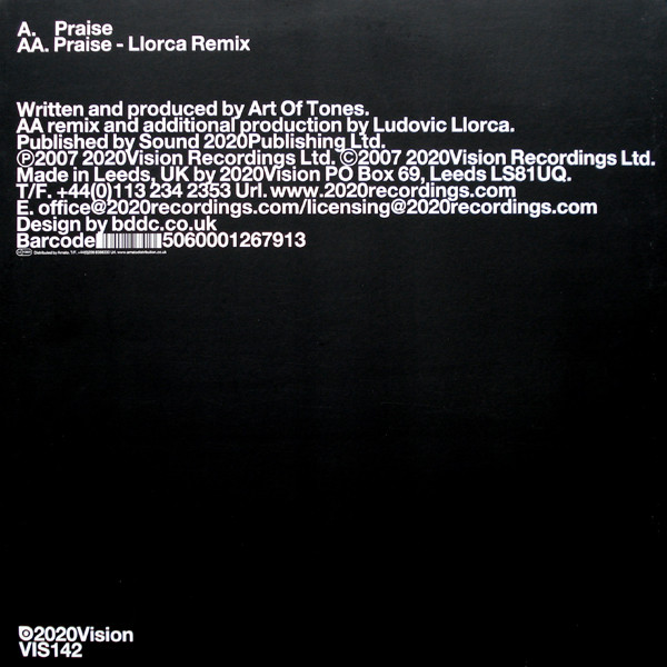 Art Of Tones - Praise | 20:20 Vision (VIS142) - 2