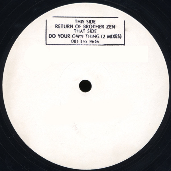 Bogus Order - Return Of Brother Zen / Do Your Own Thing | Ninja Tune (ZEN 1203) - main