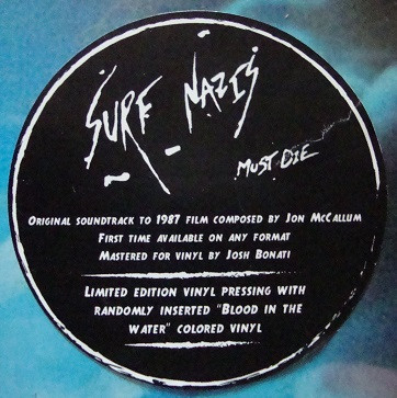 Jon McCallum - Surf Nazis Must Die (Original 1987 Motion Picture Soundtrack) | Strange Disc Records (SD-001LP) - 3 Jon McCallum - Surf Nazis Must Die (Original 1987 Motion Picture Soundtrack) | Strange Disc Records (SD-001LP) - 3