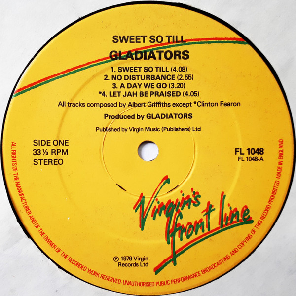 The Gladiators - Sweet So Till | Front Line (FL1048) - main
