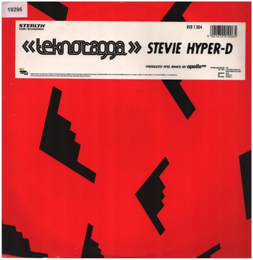 Stevie Hyper-D - Teknoragga | Stealth Sonic Recordings (RVB T 004)