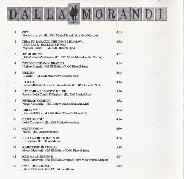 Lucio Dalla / Gianni Morandi - Dalla / Morandi | Sorrisi E Canzoni TV (GA 180402) - 4