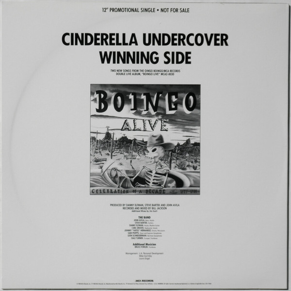 Oingo Boingo - Cinderella Undercover / Winning Side | MCA Records (L33-17660) - 2