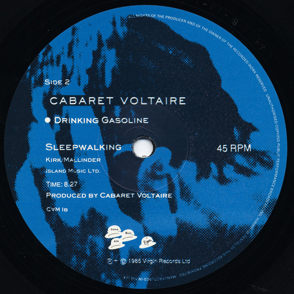 Cabaret Voltaire - Drinking Gasoline | Virgin (CVM 1) - 8