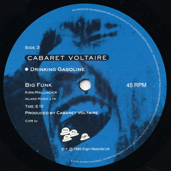 Cabaret Voltaire - Drinking Gasoline | Virgin (CVM 1) - 9