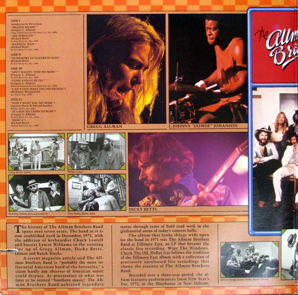 The Allman Brothers Band - Wipe The Windows, Check The Oil, Dollar Gas | Capricorn Records (2CX0177) - 2 The Allman Brothers Band - Wipe The Windows, Check The Oil, Dollar Gas | Capricorn Records (2CX0177) - 2