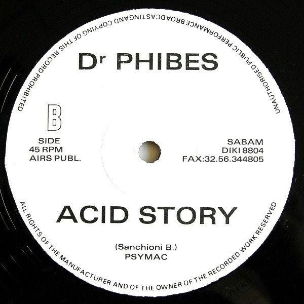 Dr. Phibes - Acid Story | DiKi Records (DIKI 8804) - 4