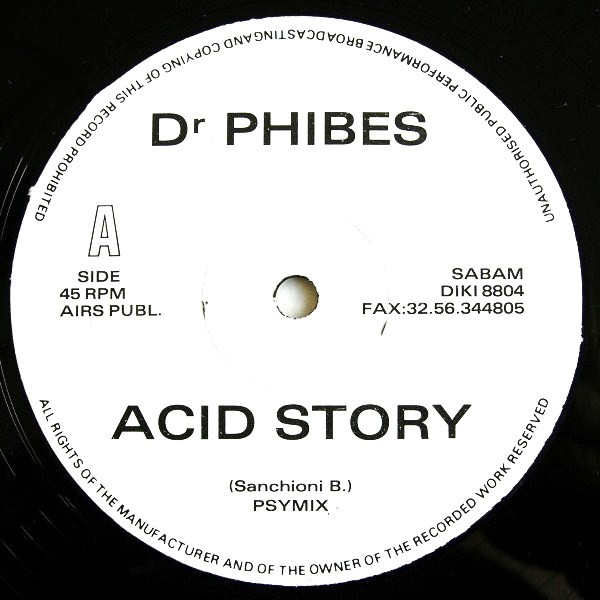 Dr. Phibes - Acid Story | DiKi Records (DIKI 8804) - 3