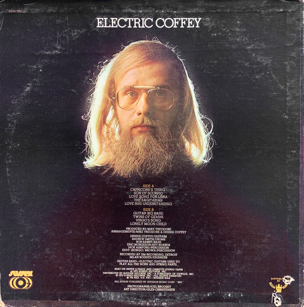 Dennis Coffey And The Detroit Guitar Band - Electric Coffey | Sussex (SXBS 7021) - 2