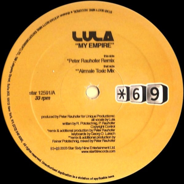 Lula - My Empire | Star 69 Records (star 12591) - main Lula - My Empire | Star 69 Records (star 12591) - main
