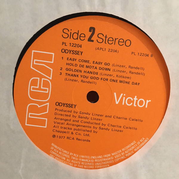 Odyssey - Odyssey | RCA Victor (PL 12204) - 4