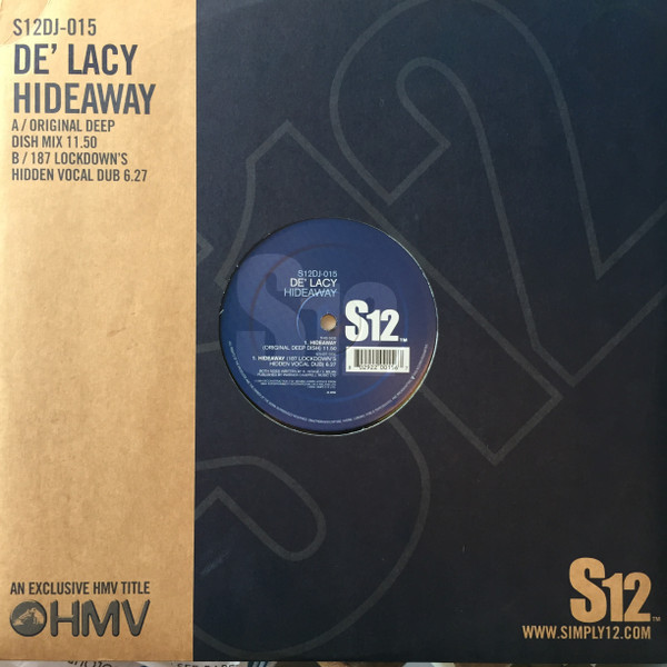 De'Lacy - Hideaway | S12 (S12DJ-015)