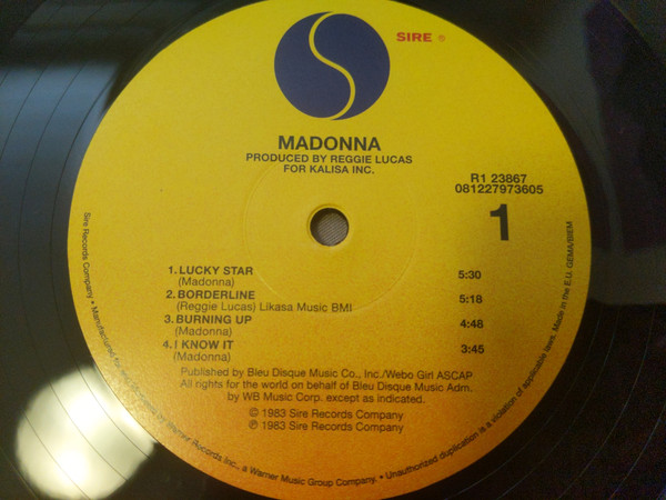 Madonna - Madonna | Sire (R1 23867) - 3