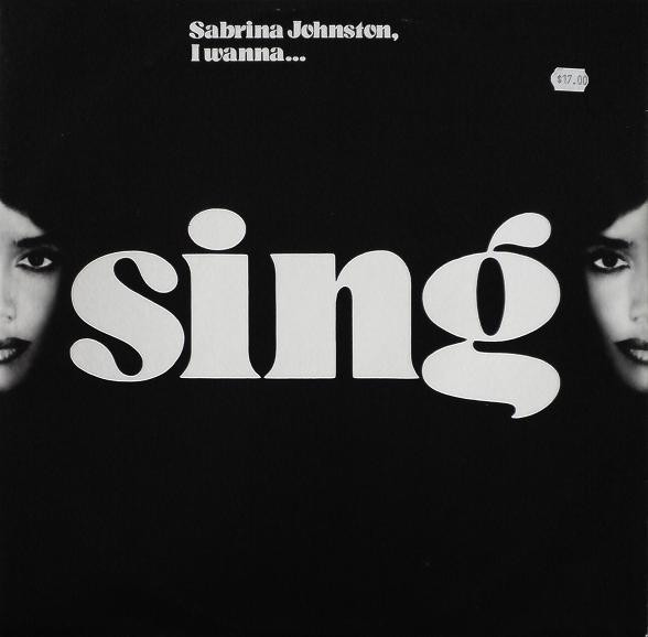 Sabrina Johnston - I Wanna Sing | EastWest (YZ661T)