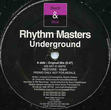 Rhythm Masters - Underground | Black & Blue (NEO12056)