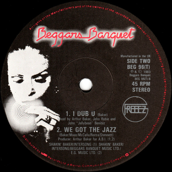 Freeez - I.O.U. (Megamix) | Beggars Banquet (BEG 96(T)) - 4