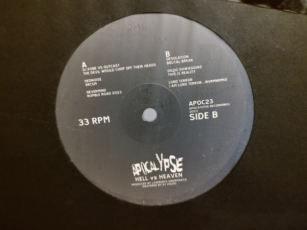 Various - Hell Vs Heaven | Apocalypse Recordings (APOC23) - 3 Various - Hell Vs Heaven | Apocalypse Recordings (APOC23) - 3