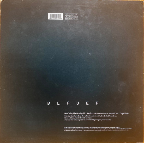 New Order - Blue Monday-95 | London Records (850241.1) - 2