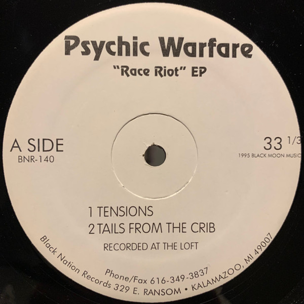 Psychic Warfare - Race Riot EP | Black Nation Records (BNR-140) Psychic Warfare - Race Riot EP | Black Nation Records (BNR-140)