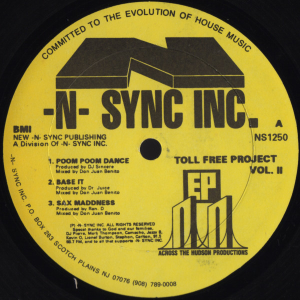 Various - Toll Free Project Vol. II EP | -N-Sync Inc. (NS1250)