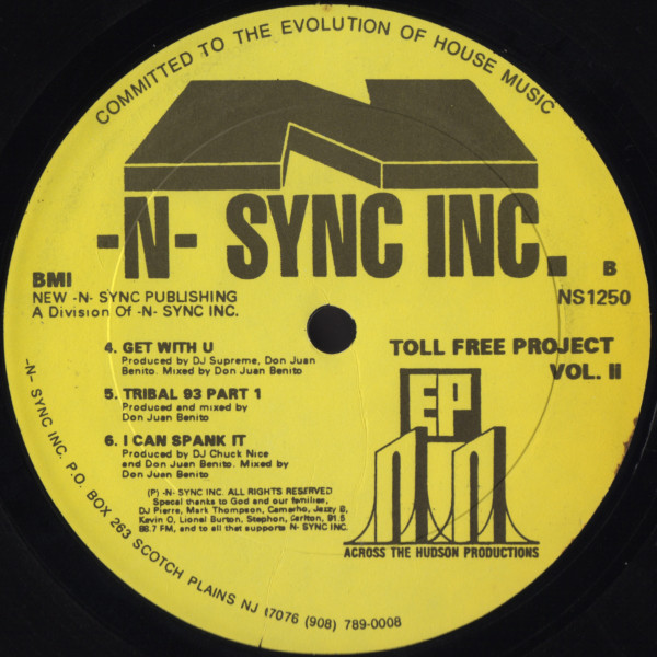 Various - Toll Free Project Vol. II EP | -N-Sync Inc. (NS1250) - 2 Various - Toll Free Project Vol. II EP | -N-Sync Inc. (NS1250) - 2