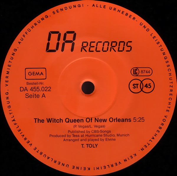 Total Toly - The Witch Queen Of New Orleans / Heatwave | DA Records (DA 455.022) - 3