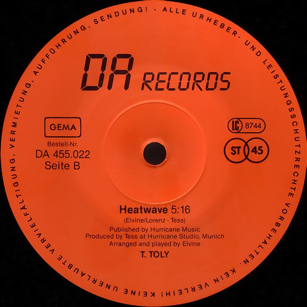 Total Toly - The Witch Queen Of New Orleans / Heatwave | DA Records (DA 455.022) - 4