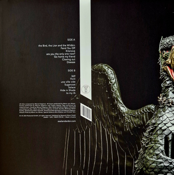 Zeal And Ardor - Greif | Not On Label (Zeal And Ardor Self-released) (ZAA03) - 2