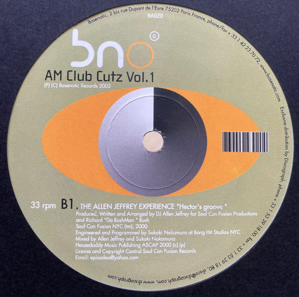 Various - AM Club Cutz Vol. 1 | Basenotic Records (BA020) - 2