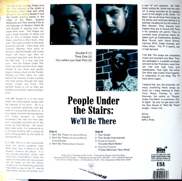 People Under The Stairs - We'll Be There | OM Records (OM-056SV) - 2 People Under The Stairs - We'll Be There | OM Records (OM-056SV) - 2