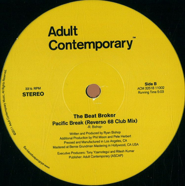 The Beat Broker - Pacific Break | Adult Contemporary (ACM 32518 11002) - 2